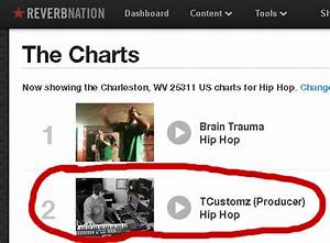 Tcustomz Producer 2 In The Reverbnation Hip Hop Charts