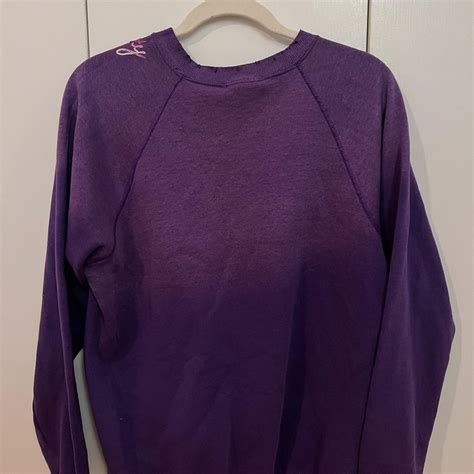 Detroit City Purple Ombré Pullover Gently Used And Depop