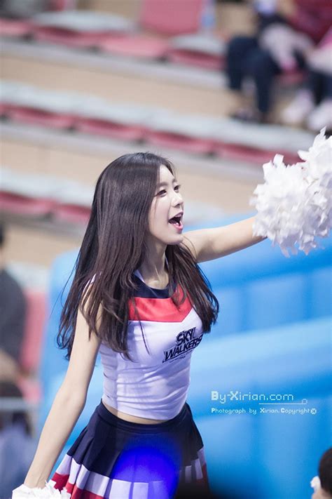 the internet is crushing over this hot korean cheerleader fooyoh entertainment