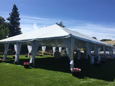 Jumbo Track 50′ X 60′ White Canopy 5 Am Party Rentals