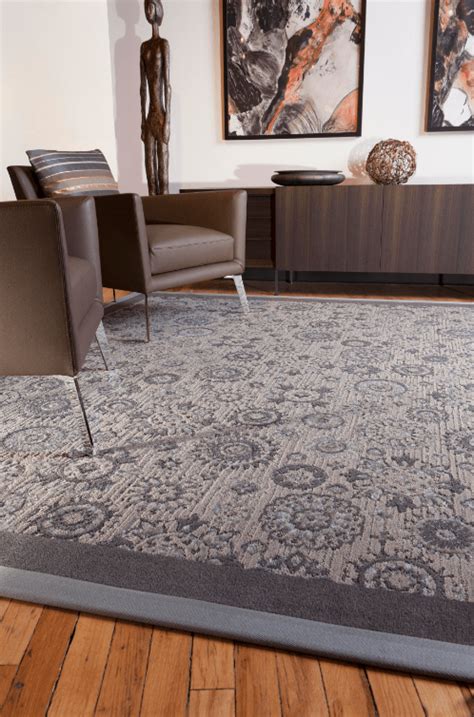 Customized Area Rugs Complement Broadloom And Modular Products Retrofit
