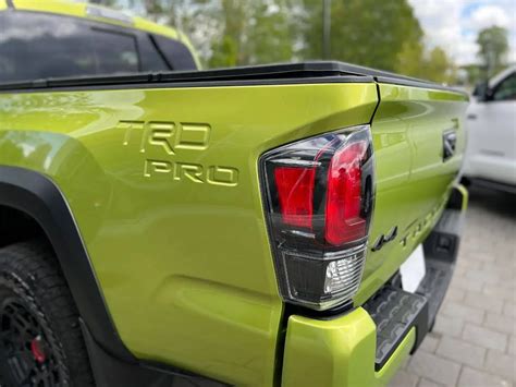 2022 Toyota Tacoma Trd Pro In Electric Lime Photo Gallery Evtoca