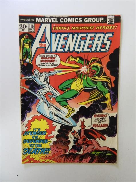 The Avengers 116 1973 Vg Condition Moisture Damage Comic Books