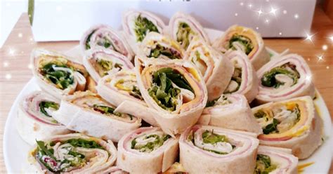 Minis Wraps Ap Ritif Jambon Fromage Frais De Stef Fanny Cookpad