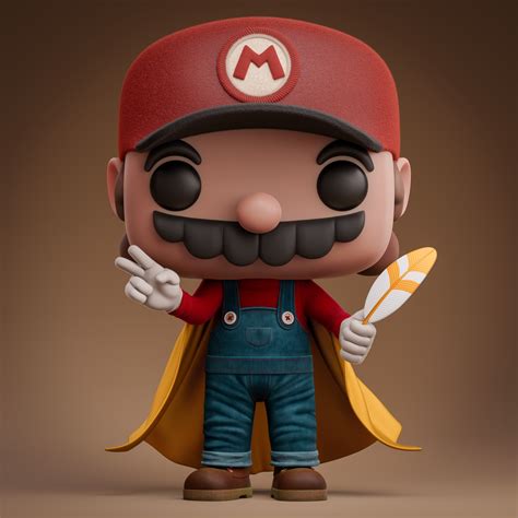 Funko Pop Concept Super Mario World Finished Projects Blender Artists Community