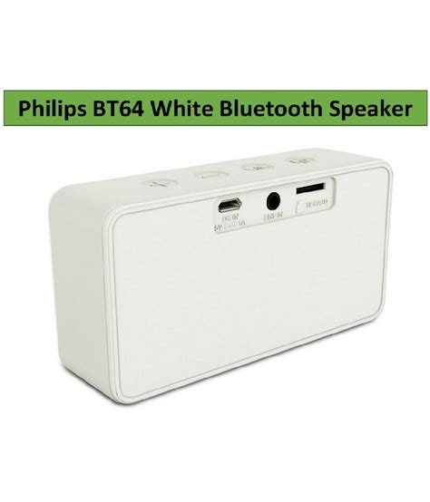 Philips Bt64 Bluetooth Speaker Buy Philips Bt64 Bluetooth Speaker