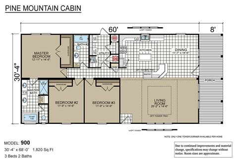 Pine Mountain Cabin 900 - Texas Built Mobile Homes