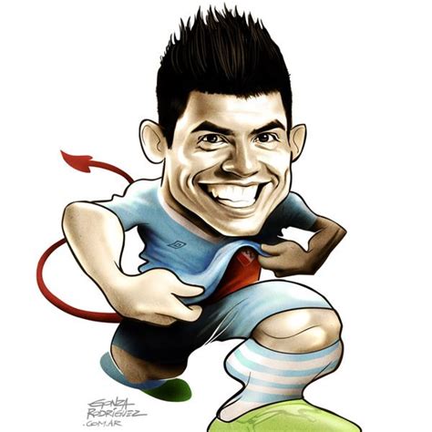 Football Caricatures And Illustrations By Gonza Rodriguez Via Behance