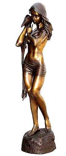 Bronze Sexy Lady Statue At Low Price
