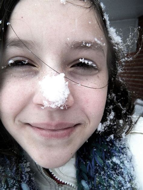 Snowflakes That Stay On My Nose And Eyelashes Eyelashes Sound Of