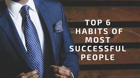 Top 6 Habits of Most Successful People - FireIncome