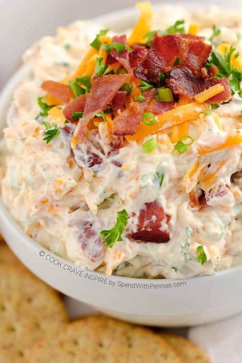 Bacon Cheddar Dip Recipe This Creamy Dip Is Amazing Its So Easy To
