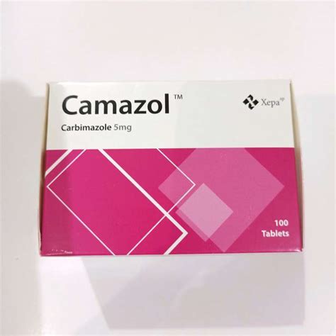 Jual Camazol Carbimazole 5mg Per Box Isi 100 Tablets Obat Hipertiroid