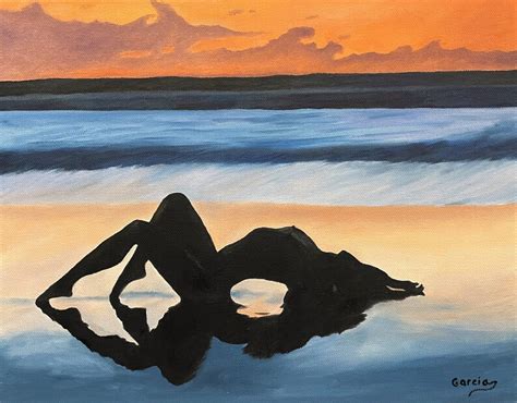 Female Nude Oil Painting Nude Original Oil Painting Sensual Sunset X X Etsy