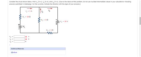 Solved Consider The Circuit Shown Below Find V1 In V I2