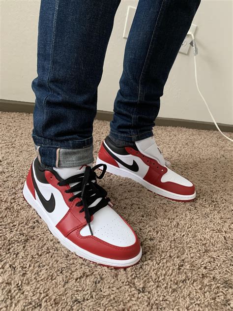 Custom Air Jordan 1 Chicago Low Sneakers