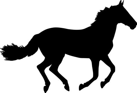 Horse Drawing Silhouette Clip Art Horse Png Download 960656 Free