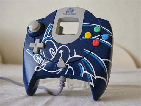 Custom Art Pad Dreamcast Sonic Console Style Console