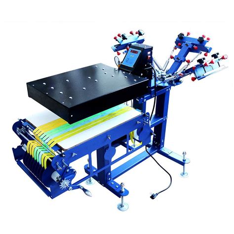 Intbuying 3 Color 1 Station Silk Screen Printing Press Micro