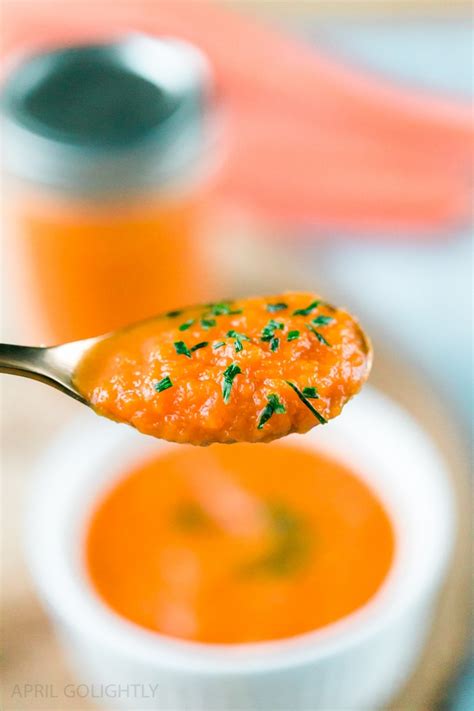 Carrot ginger soup is one of my favorite cold weather soups. Instant Pot Carrot Soup Recipe - April Golightly