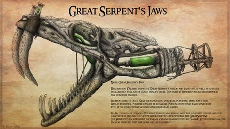 Artstation Great Serpents Jaws Prosthetic Art Challenge Entry