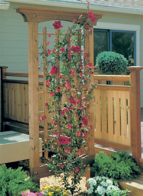 Rose Covered Trellis Woodworking Project Woodsmith Plans