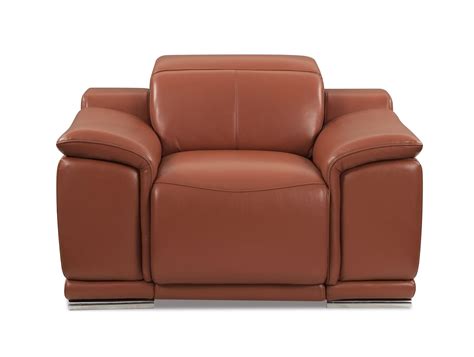 Other features include chrome arms, stabilizing Camel Color Leather Power Reclining Chair Modern Global United 9762 (9762-CAMEL-CH) Buy online!