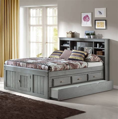 Elegant And Functional Full Size Bed With Storage Drawers Home Storage Solutions