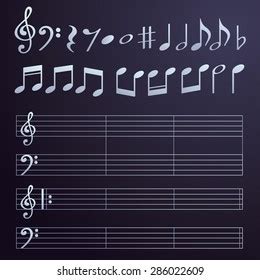 Music Notes Vector Illustration Stock Vector Royalty Free Shutterstock