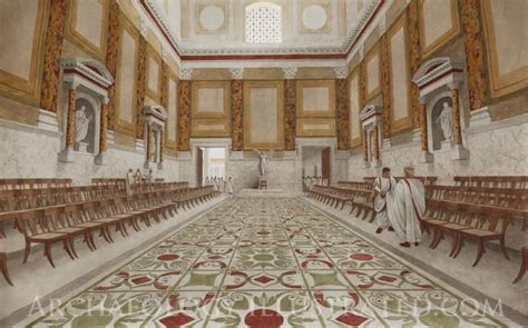 Roman Senate 1st Century Bc Ancient Roman Architecture Roman Empire