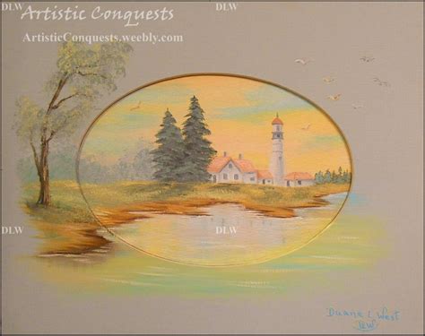 Original Oil Painting Lighthouse Seascape Maine Coastal Etsy