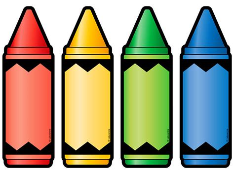 Crayon Labels Template