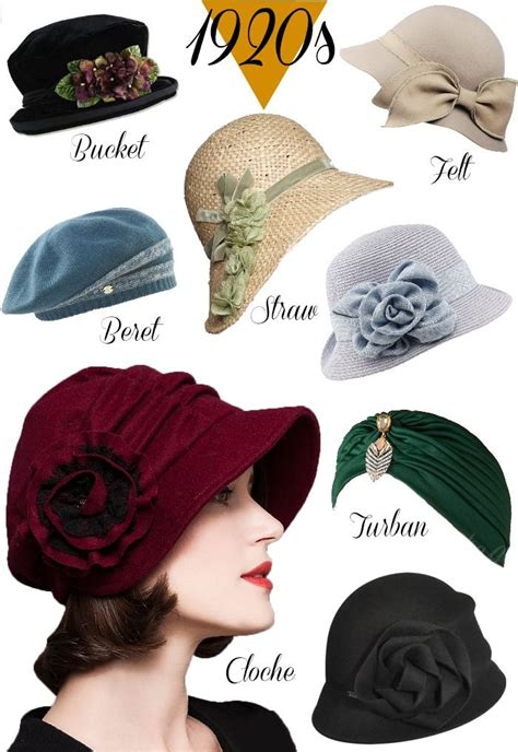 1920s Style Hats For A Vintage Twenties Look 1920s Fashion Women