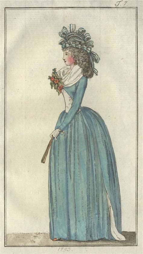 Journal Des Luxus March 1793 18th Century Costume 18th Century