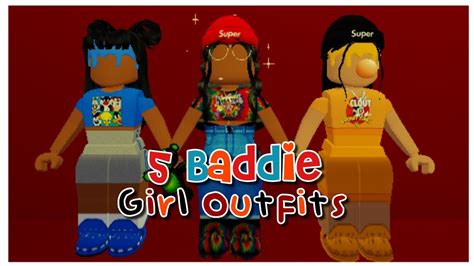 5 Baddie Girl Roblox Outfits With Codes And Links Youtube