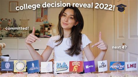 College Decision Reveal 2022 Nyu Usc Ucla More Youtube