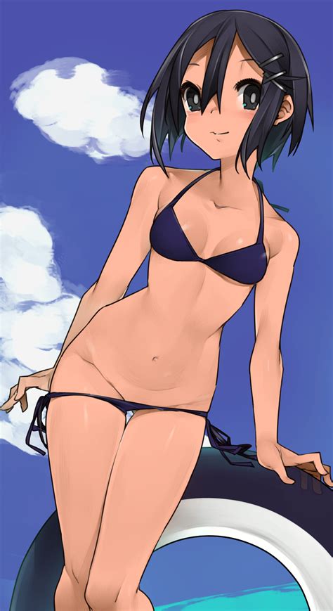 Rule 34 Alternate Version Available Asagi Asagiri Beach Bikini Bikini Bottom Bikini Top