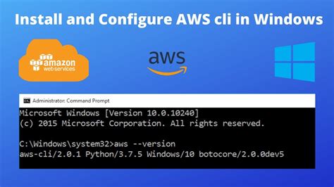 How To Install And Configure Aws Cli In Windows Youtube
