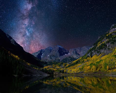 1280x1024 Milky Way On Starry Night Landscape 4k 1280x1024 Resolution