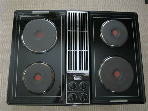 Use & care manual, presented here, contains 32 pages and can be viewed online or downloaded to your device in pdf format without registration or providing of any. JENN-AIR Black Downdraft Cooktop ~ Solid Element ~ Grill ...