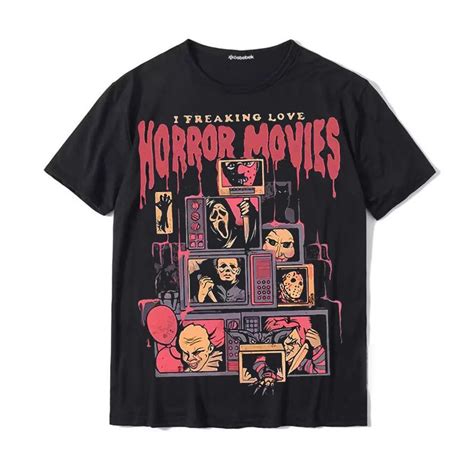 siyah i freaking love horror movies unisex t shirt et1957 tr