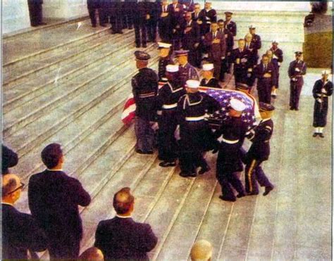 112463 Jfks Casket Is Carried Up The Steps Of The Capitol To Lie In
