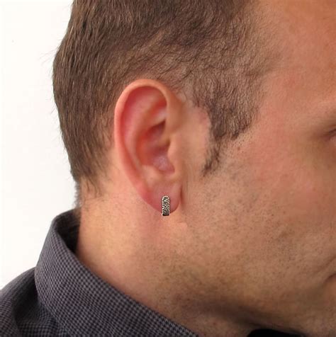 Men Earring Mens Stud Earring Sterling Silver Earring For Etsy