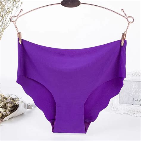 3 pieces sexy underwear women lace seamless panties low waist briefs nylon breathable silk woman