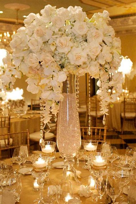 36 Amazing Wedding Centerpieces With Flowers Wedding Forward Tall