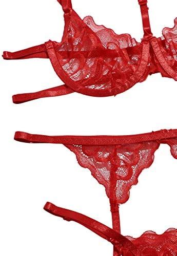 Womens Lingerie Set Crotchless Shein Womens Floral Lace Embroideried