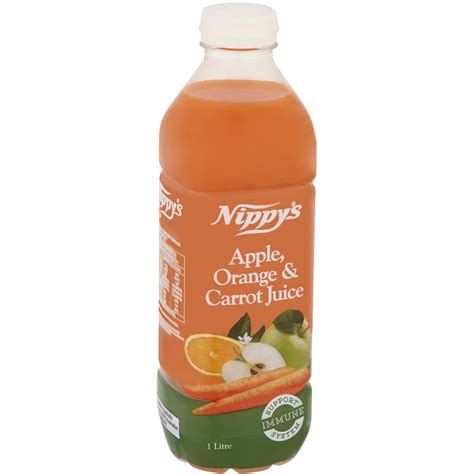 Nippys Apple Orange And Carrot Juice 1l Woolworths