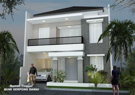67 Desain Rumah Minimalis 2 Lantai Dengan Batu Alam