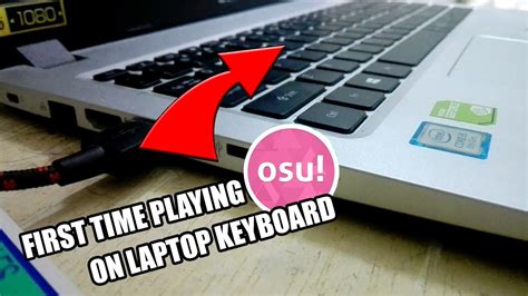 Lets Play Osu On Laptop Keyboard Youtube