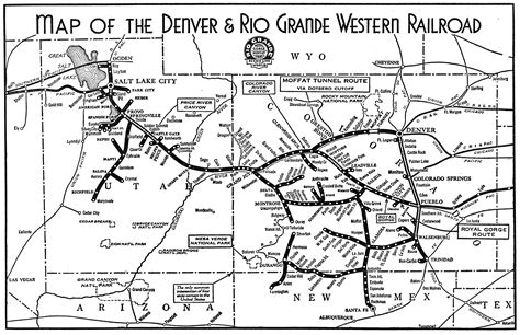 Rio Grande Railroad Denver And Rio Grande Western